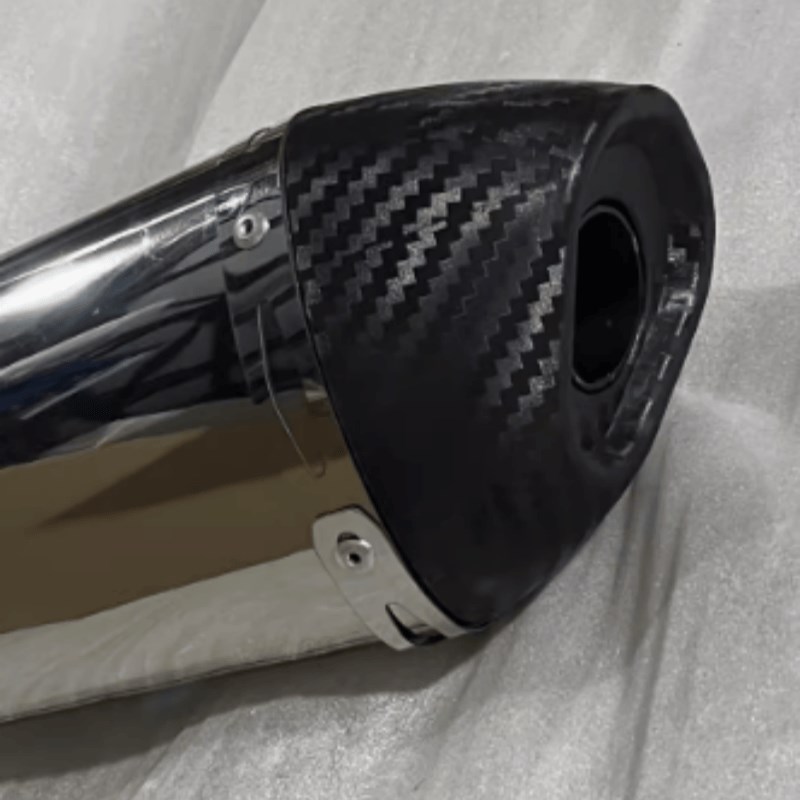 适国产地平线小忍者款单缸150CC-250CC排气管 R2R3通用多角排气管