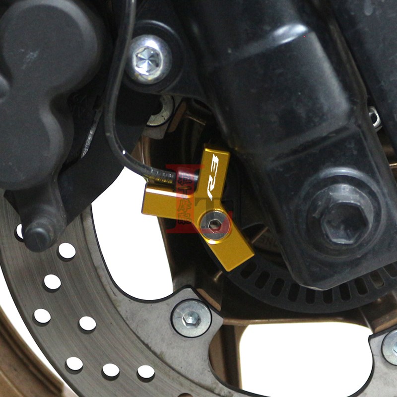适用于雅马哈R3 R25 MT03 MT25改装前轮ABS保护罩传感器防护盖壳
