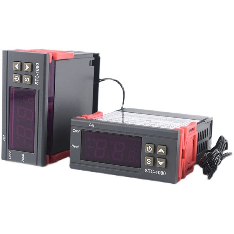 STC-1000智能数显温控仪冰箱柜恒温自动温控开关微电脑温度控制器