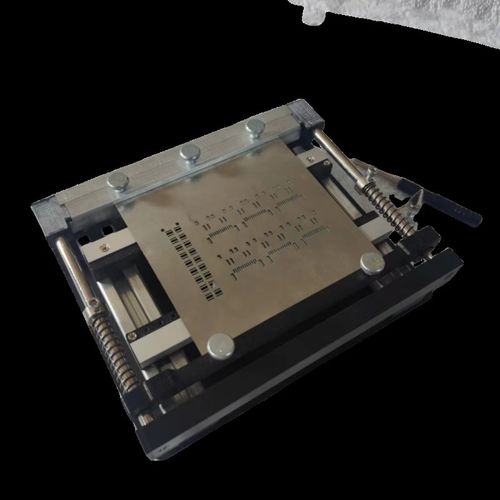 PCB钢网锡膏印刷台钢片SMT锡膏印刷手动小型丝印机手工丝印台