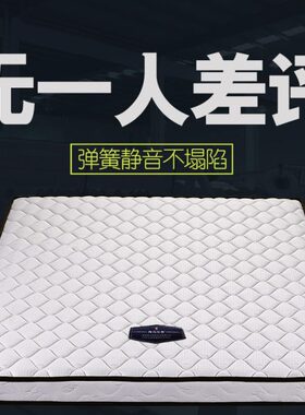 薄弹簧床垫12CM席梦思10厘米单人宿舍榻榻米床垫0.8米900mm高箱垫