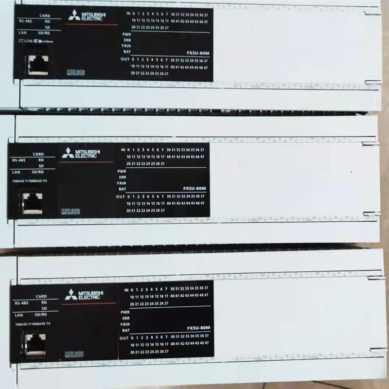 FX5U二手原装 三菱PLC FX5U-32/64/80MR/MT-ES 40SSC-S 80SSC