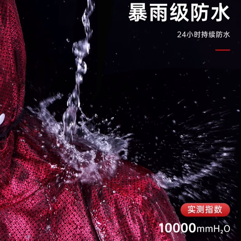 超大全身防暴雨衣电动车水衣加大加厚摩托车成人双头单人女装雨披
