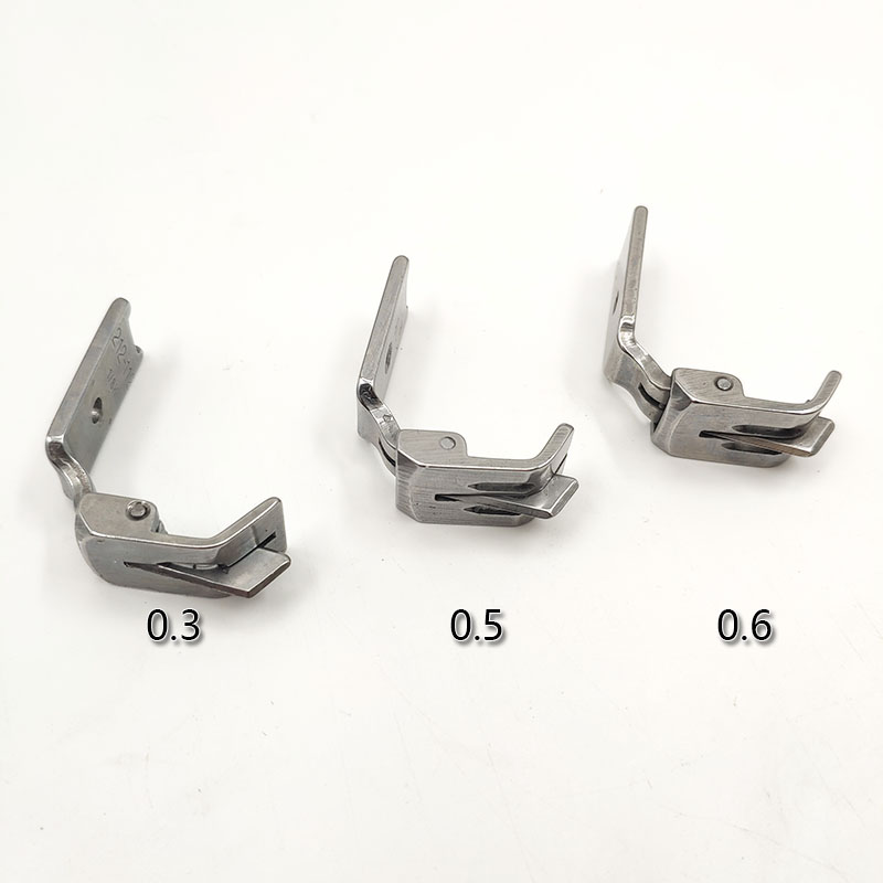 平双针车中分压脚 842 845两针平缝机带导向带刀压中线定规压脚