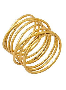 欧美跨境铜材质素圈环形饰品个性潮流弹簧戒指女时尚手饰厂家