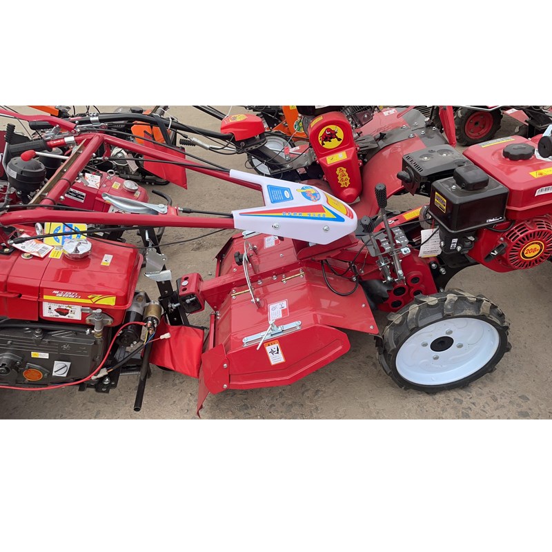 立盈微耕机耕地机开沟机55经济大转向汽油机果园小型多功能农用机