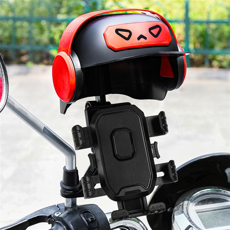 电动车手机架新款防震防抖九号电瓶摩托自行车外送骑手导航支架