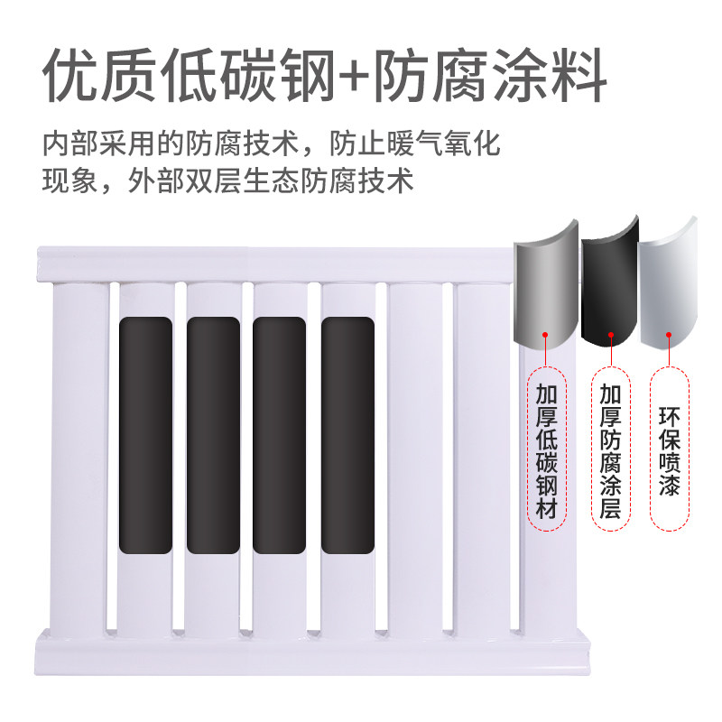 钢制8050暖气片家用农村煤改电煤改气专用散热器工程集体供暖包邮