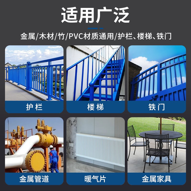 蓝色油漆桶装天蓝色小桶水性金属防锈漆三轮车车牌货车翻新漆