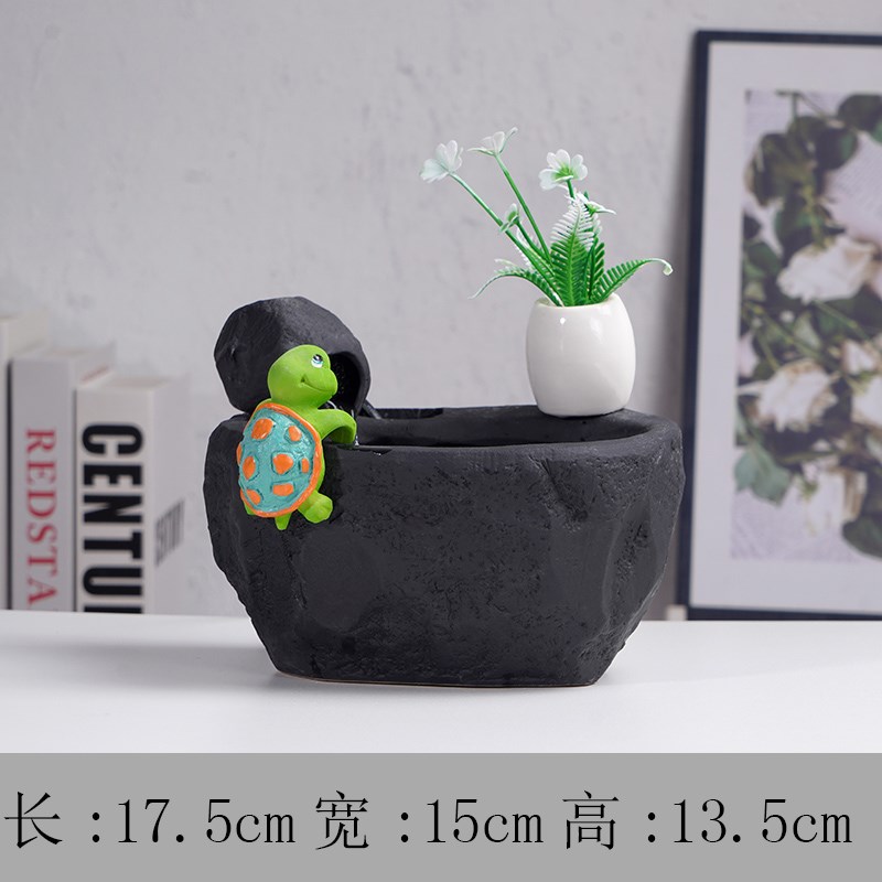 小型流水器喷泉流水摆件客厅循环水转运办公桌面加湿器猫咪饮水机