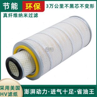 160电喷AA90162风神A8124H空滤芯 K2145空气滤芯适配东风天锦140