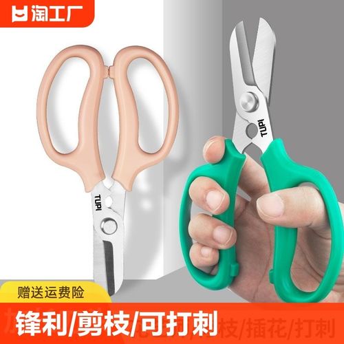 花剪园艺修枝剪花艺师插花专用剪刀花店玫瑰打刺器园林剪剪枝修花