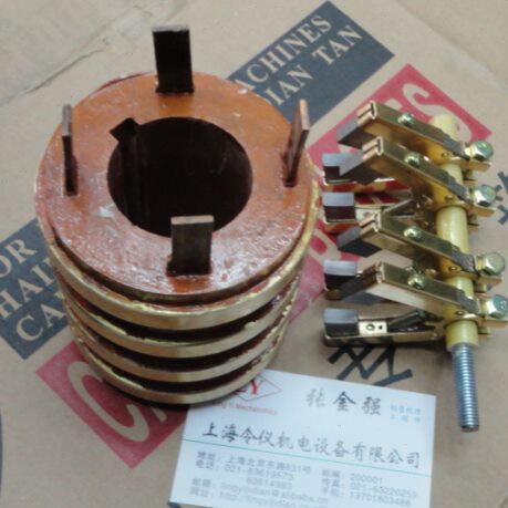 4路-20A滑环导电环集电环45*80*92 碳刷架总成 45X80X92MM