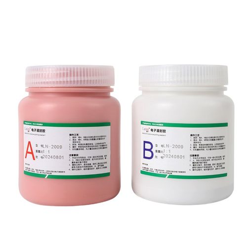 粉色高导热耐高温3W/MK温度传感器功率元器件有机硅灌封胶软2009