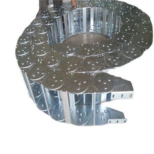 厂家直供TL45.65.75钢制拖链电缆管常用钢铝拖链  桥式钢制拖链