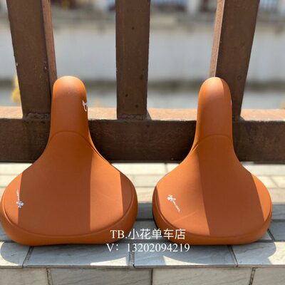 s/r座包男女款复古旅行车鞍座硅胶舒适车座原装sr坐垫 棕色座包