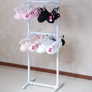 泳衣服装 内裤 货架工厂设计衣服方管磨砂陈列架 店内衣展示架 服装