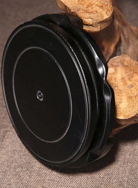 亚光漆木质圆形花瓶木制底托鱼缸花盆奇石玉器装饰托盘酒坛架底座