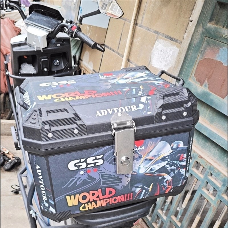 适用 雅马哈巧格100尾箱踏板摩托车JOG ZY100T-6/9后备箱大号方箱