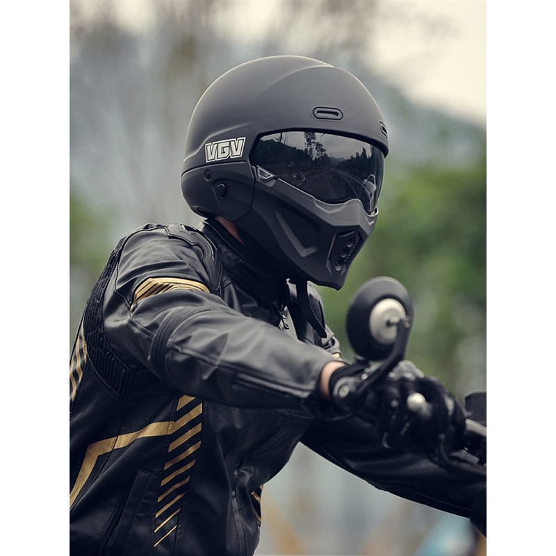 LS23c认证摩托车头盔蝎子组合盔男女机车战士盔四季通