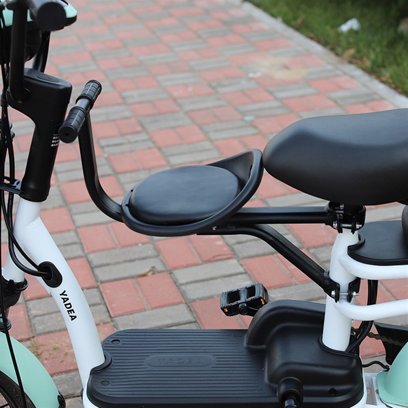 爱玛雅迪新日踏板电动瓶车简易安全婴幼儿童前置宝宝坐椅小蜜豆骑