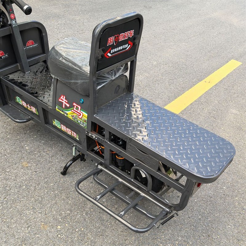 载重王电动电瓶车72V60V拉货载货牛马摩托车外卖送货大力神长跑王