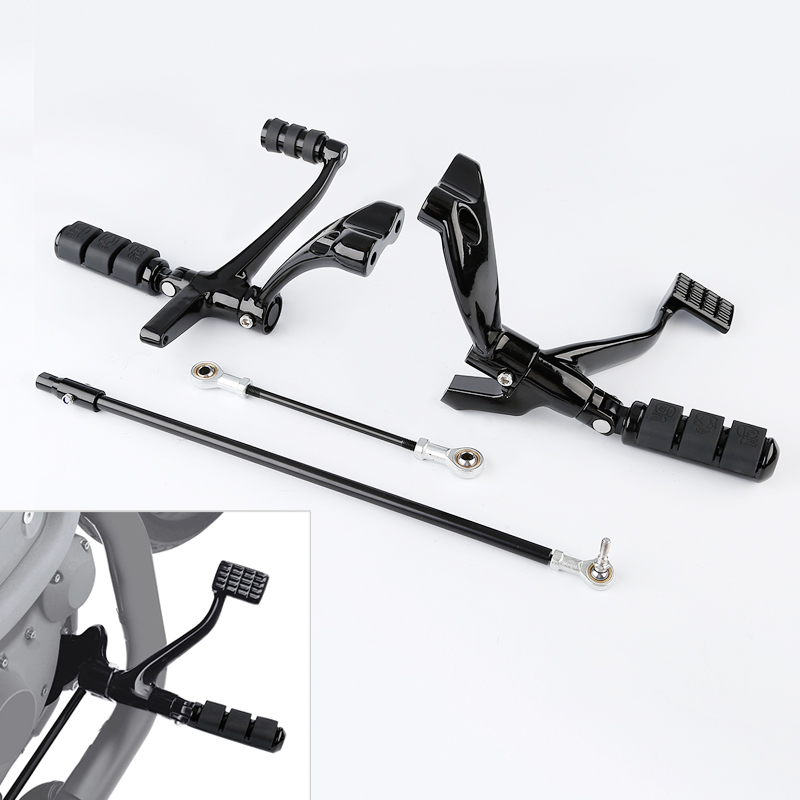 哈雷摩托车运动者XL883 1200X48改装前置挂挡脚踏板刹车91-22