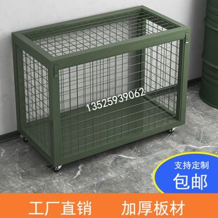 军绿色移动网箱重型仓储箱战备物资箱带轮货箱带轮移动托盘