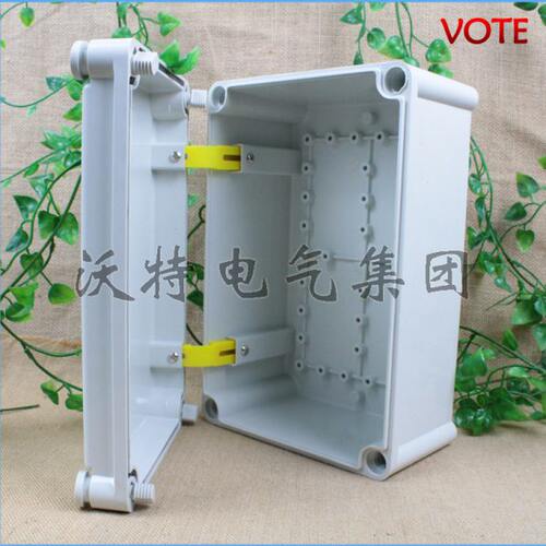 沃特270*460*160PC塑料配电箱 防水电气盒 塑料防水配电箱 控制箱