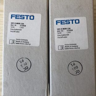 现货销售德国FESTO HEE 172958 全新原装 230 软启动阀 MINI