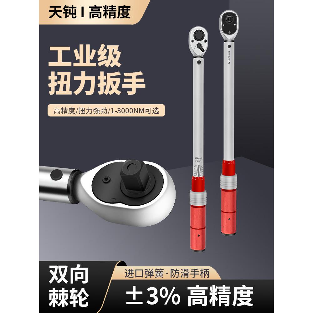 扭矩扳手高精度预设可调扭矩公斤自行车套装火花塞工业汽车维修