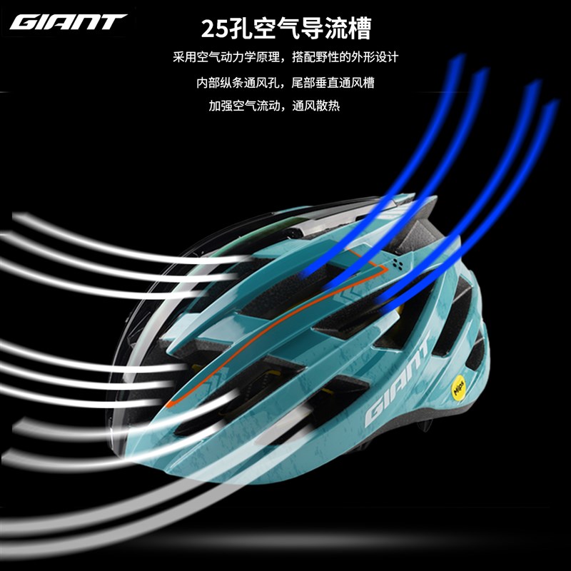 捷安特MECHA MIPS低阻力头盔山地车公路车自行车头盔男女安全帽