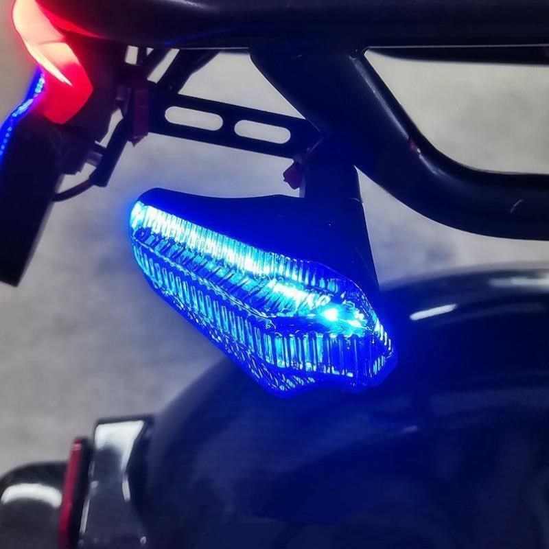 LED3.0战警方向灯机车改雅迪4.0极光流水改装配件电动小牛/x5爆