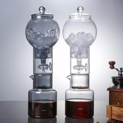 复古玻璃冰滴壶茶冷萃咖啡壶手冲过滤滴漏式大容量咖啡器具配件