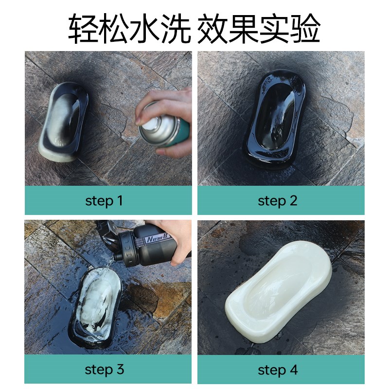 一次性年审水溶漆可水洗货拉拉货车贴车衣广告临时改色年检自喷漆