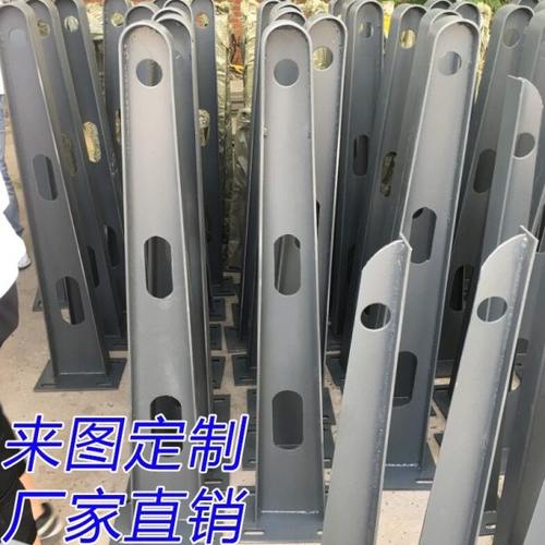 定制雨棚钢梁铁支架牛腿门头挑梁钢结构H型变截钢玻璃雨篷幕墙爪T