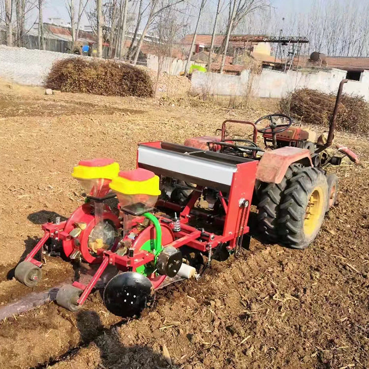 高粱精播机新款玉米大豆铺膜甜玉米点播机油葵油葵毛豆覆膜种植机