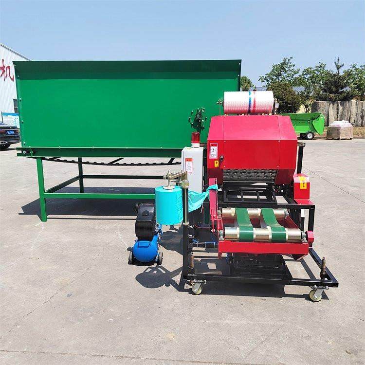 双包膜青贮打包机花生秧饲料打捆机油电两用型玉米秸秆圆捆缠膜机,畜牧/养殖物资,特种养殖设备,淘宝优惠券,粉丝福利购,淘宝优惠卷