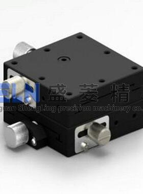 供应燕尾螺杆驱动手动微调台XY轴LWFY60-R精密手动对位平台XYEG60