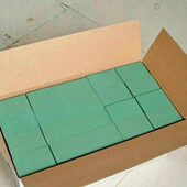 泡沫型插花鲜花花篮花泥进口泥强湿吸水海绵垫原料加插花整箱块泥