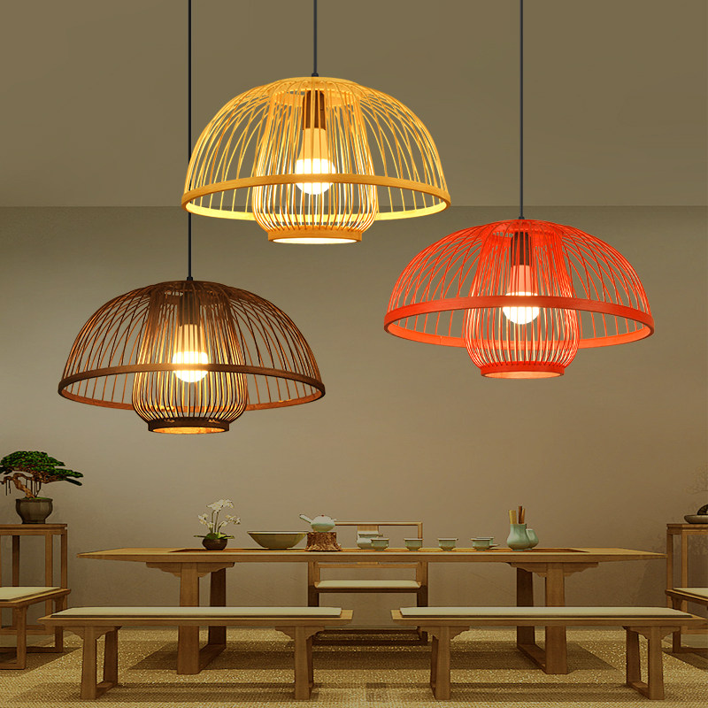 竹艺竹编吊灯中式l复古田园餐厅饭店餐饮茶室阳台日式灯笼中国风,家装灯饰光源,酒店/宴会厅/餐饮吊灯,淘宝优惠券,粉丝福利购,淘宝优惠卷