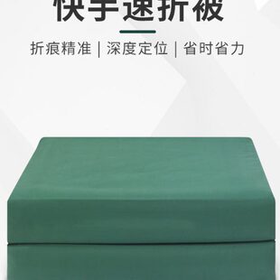 蓝被定型焰新款折内模型角火熔速平角务块被热棱豆腐叠棉花被子