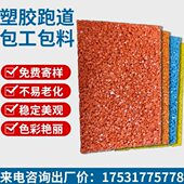 PUDM橡胶地垫坪学校操场公园EP地材料颗粒户外施工塑胶跑道幼儿园