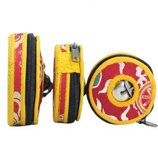 碰铃小号缝制叮铜夏礼盒包装保护套刺绣手工尼泊尔大碰铃袋套包