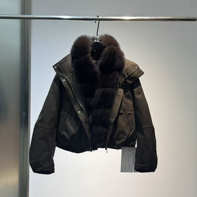 【刘溪专属】新款毛领时尚外套LX25D00003