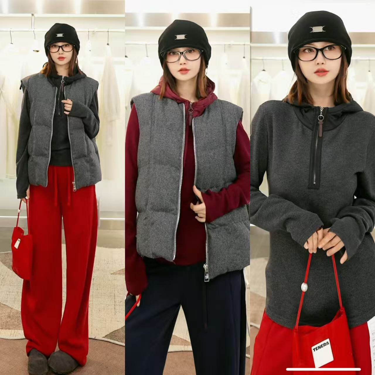 【粉红爷爷专享】拉链款设计时尚毛衣99CV343