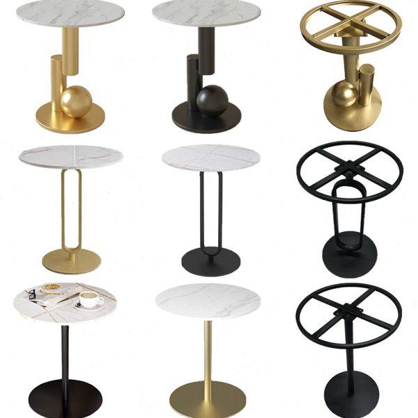 轻奢简约北欧茶几边几大理石岩板圆形小茶几金属桌腿支架定制包邮,商业/办公家具,台脚台架/家具支架,淘宝优惠券,粉丝福利购,淘宝优惠卷