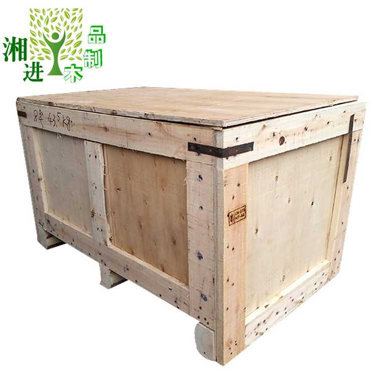 佛山实木木箱免熏蒸木箱广州周转木箱大型设备运输胶合板木箱