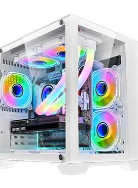 玩嘉电脑机箱台式主机海景房电脑机箱 孤勇者MINI