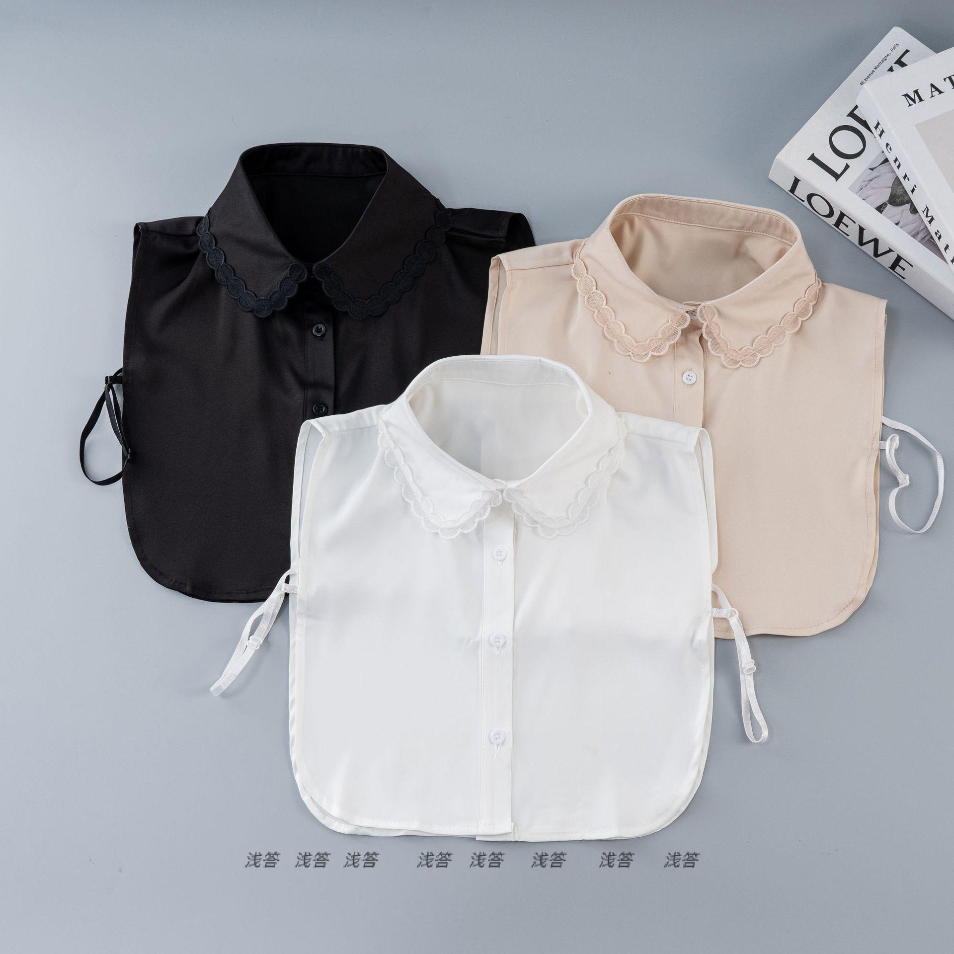 经典简约假领子时尚内搭